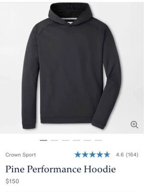 Peter Millar Pine Performance Hoodie - black